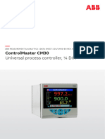 Controlmaster Cm30: Universal Process Controller, 1/4 Din