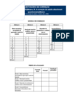 Questionário de Correção de Apego Adulto