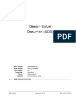 03 - SDD - Dokumen Desain Solusi