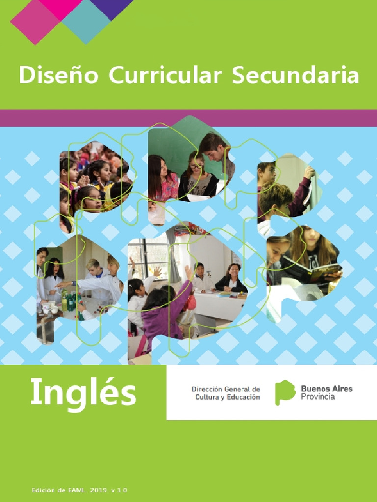 Diseño Curricular Secundaria Inglés Completo PDF Plan de estudios Gramática
