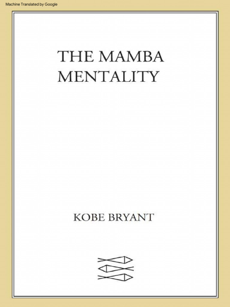 The Mamba Mentality PT-BR | PDF