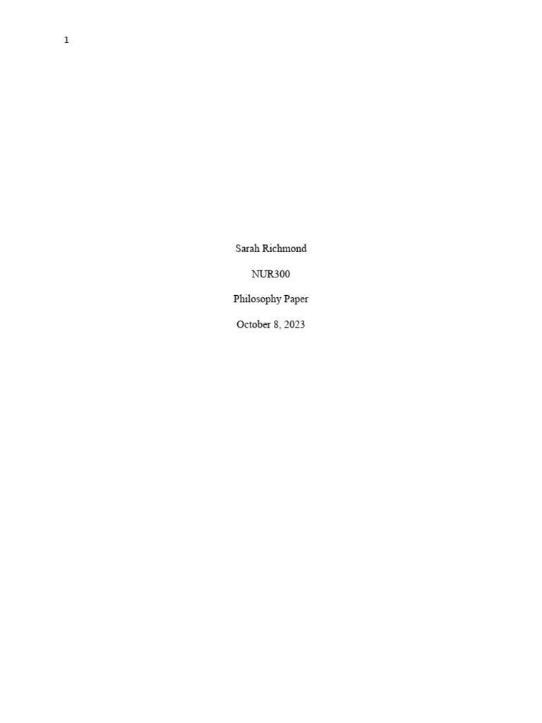 Ib Philosophy Paper 1 Examples