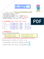 Distributivite - Factoriser - Développer