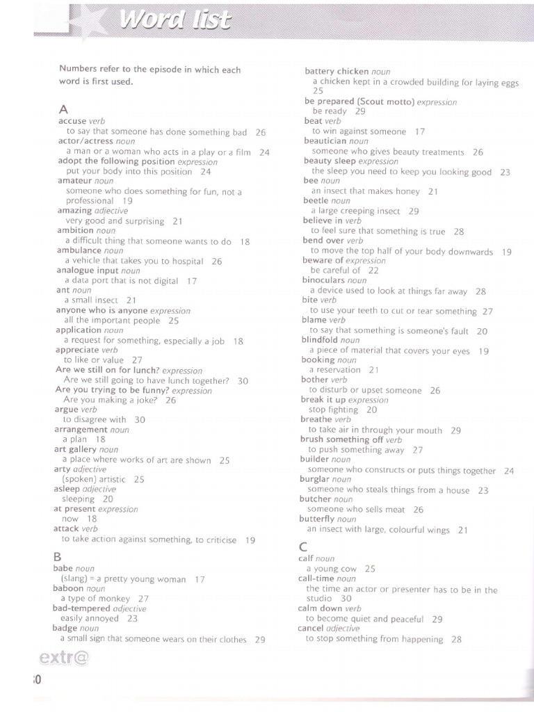 Word List | PDF