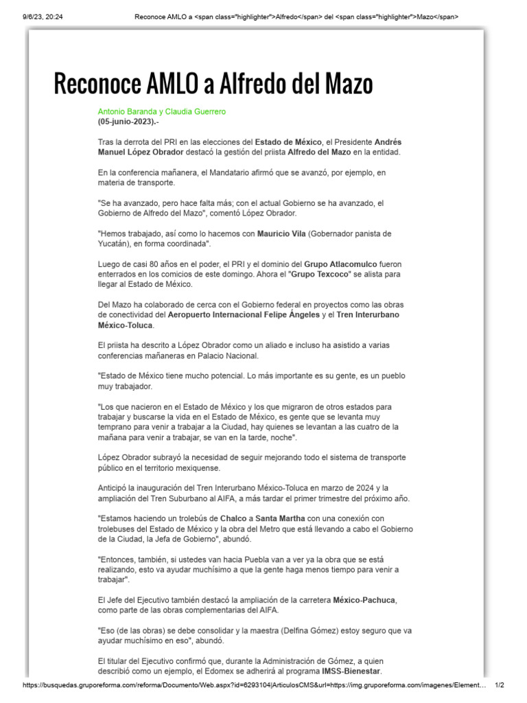 Reconoce AMLO a _span class=_highlighter__Alfredo__span_ del _span