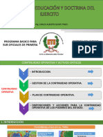 Tema V - Continuidad Operactiva y Activos Criticos