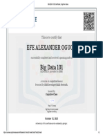 IBM BD0101EN Certificate - Cognitive Class