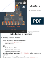 Lec3. C++ Functions