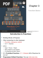 Lec3. C++ Functions