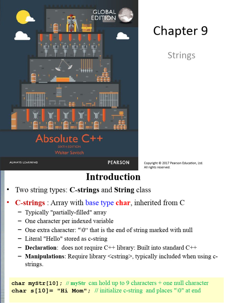 Lec7. C-String and String | PDF