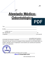 Atestado Médico Odontológico