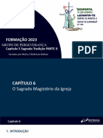 GRUPO de PERSEVERANÇA MODULO 1 - Capitulo 6 - O Sagrado Magistério Da Igreja 27-09-2023