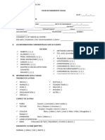 Fiche de Diagnostic Facial