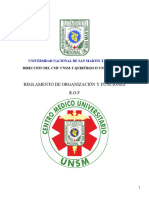 ROF - Centro Medico-Quirúrgico Universitario UNSM-Tarapoto