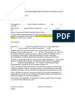 Contrato de Empréstimo Entre Pessoas Físicas Com Ou Sem Juros ANEXAR s46771