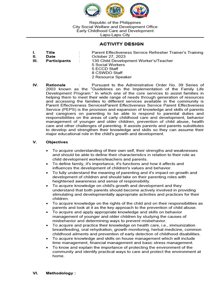 activity-design-for-parent-effectiveness-service-training-pdf