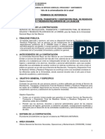 TDR Licitación Residuos Solidos y Peligros Del 01jun Al 31dic 2022 (F)