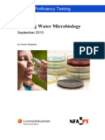 Proficiency Testing Microbiology - Report Drinking Water September 2015