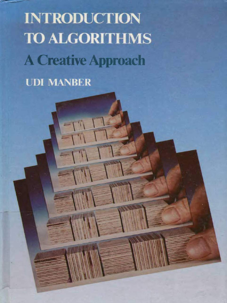 Introduction To Algorithms A Creative Approach | PDF