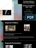 Presidencialismo y Alternancia Política - Adolfo Lopez Mateos