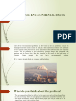 Evidence Environmental Issues SUBIDO A PLATAFORMA