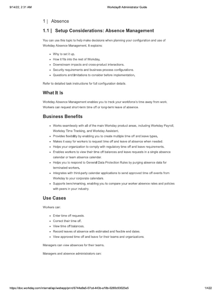 Absence | PDF
