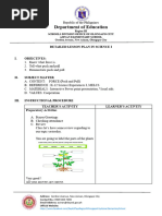 Detailed Lesson Plan in Science I