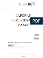 Laporan PEMERIKSAAN PAJAK Terakhir)