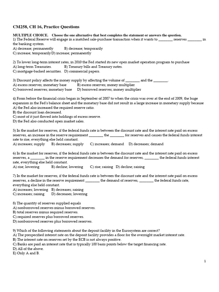 cm258 ch16 | PDF