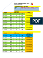 Programación de Partidos 30 Set