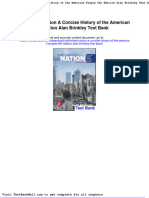 Unfinished Nation A Concise History of The American People 8th Edition Alan Brinkley Test Bank