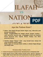 Persentasi Khilafah VS Nation-State