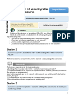 Ficha 13 - Autobiografías para Un Anuario