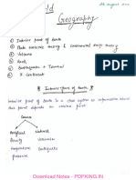 WorldGeography Handwritten Notes