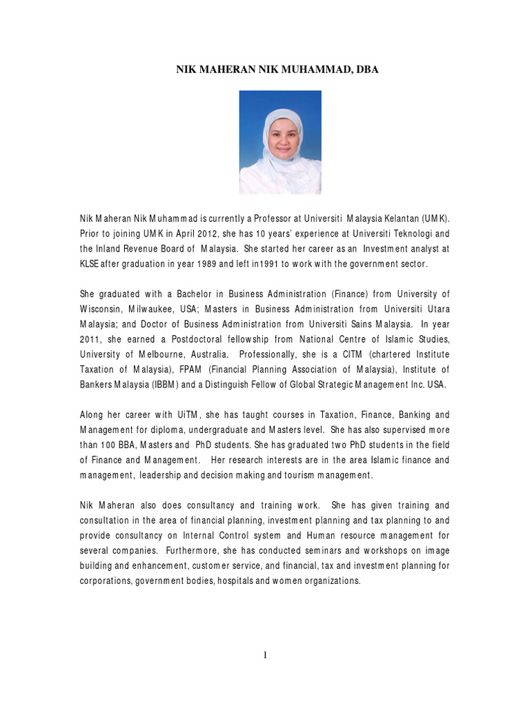 Dokumen - Tips - 1 Nik Maheran Nik Muhammad Dba | PDF | Malaysia ...