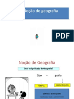 Noção de Geografia