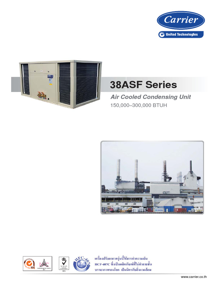 38ASF - Catalog (CU - Air Cooled-Standard) | PDF