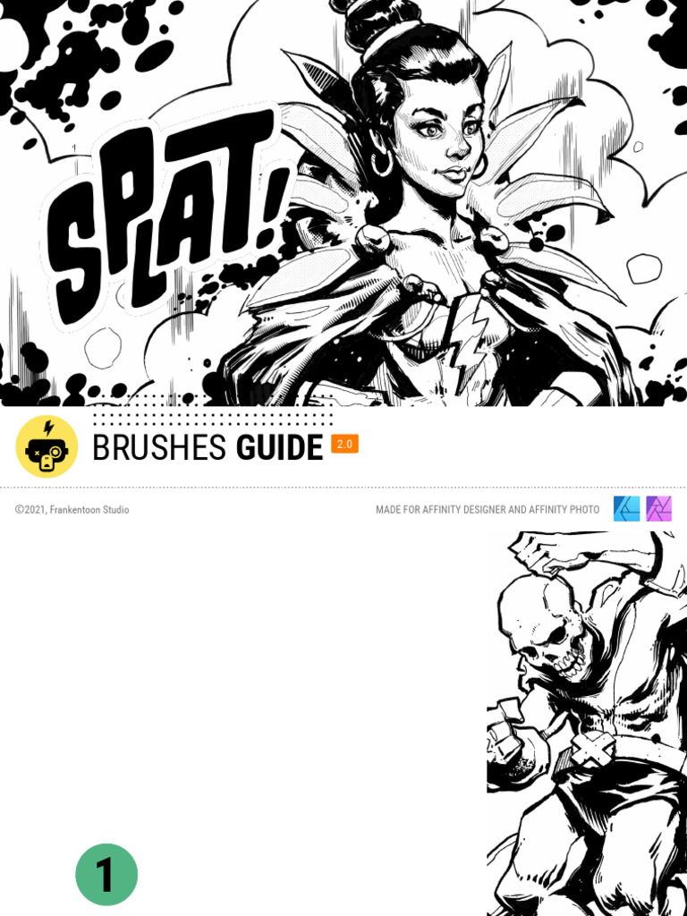 Splat! Brushes Guide for Affinity | PDF | Graphic Design