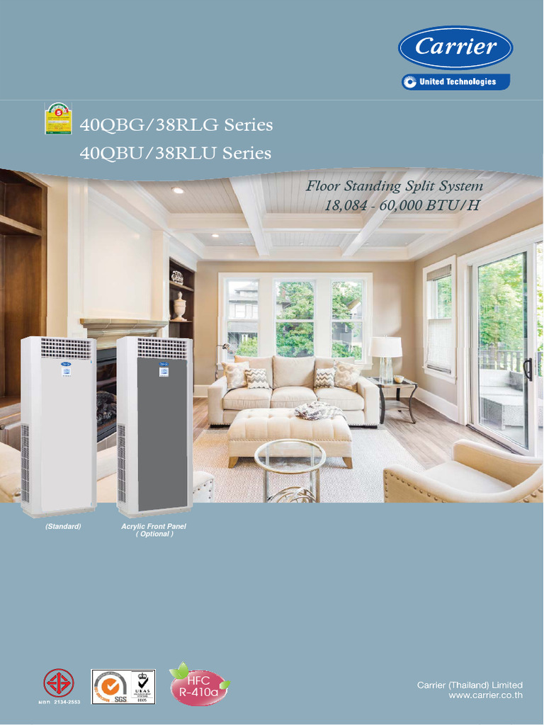 40QBG - QBU & 38RLU - RLG - Catalog (DX - Floor Stand) | PDF | Home ...