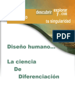 El Diseño Humano, La Ciencia de La Diferenciación.