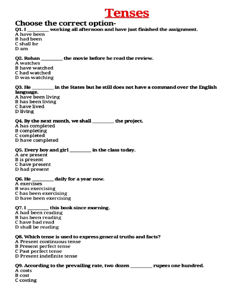 Understanding English Tenses | PDF | Verb | Semantic Units