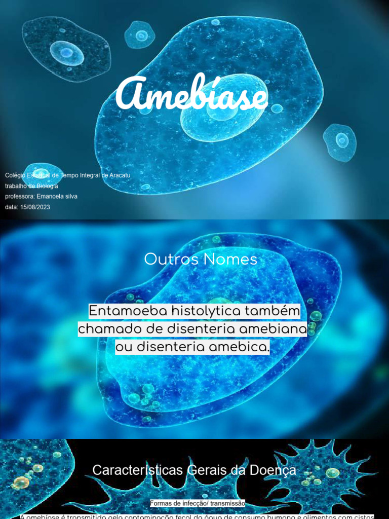 Amebíase | PDF | Especialidades médicas | Microbiologia