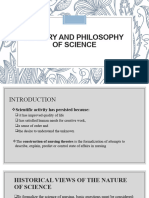 History and Philosophy of Science