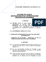 Escrito Acción de Tutela de Luz Niño VS Vanti Esp