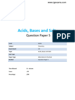 12.5 Acids Bases and Salts CIE IGCSE Chemistry Practical QP