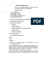 Const - Viviendas BANCO DE PREGUNTAS 2do. Parcial