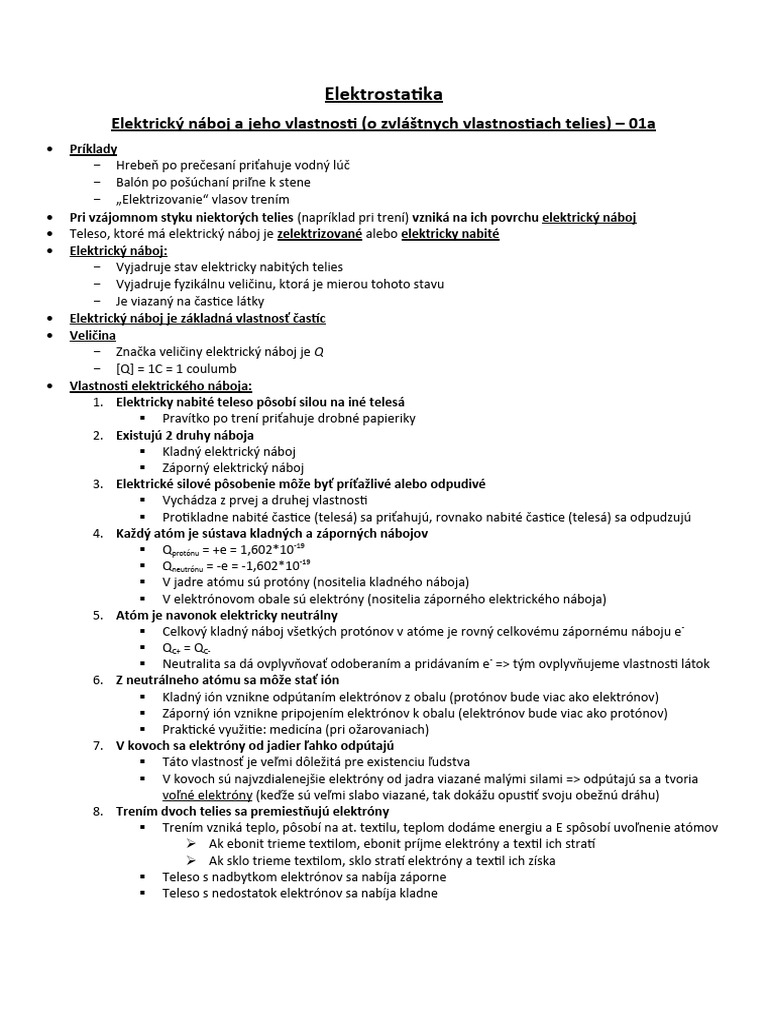 Electricity pt.1 (Slovak) PDF