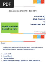 Classical Growth Theory PPT 2nd Chapter