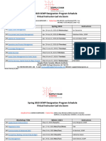 Spring 2023 SCMP Program Schedule