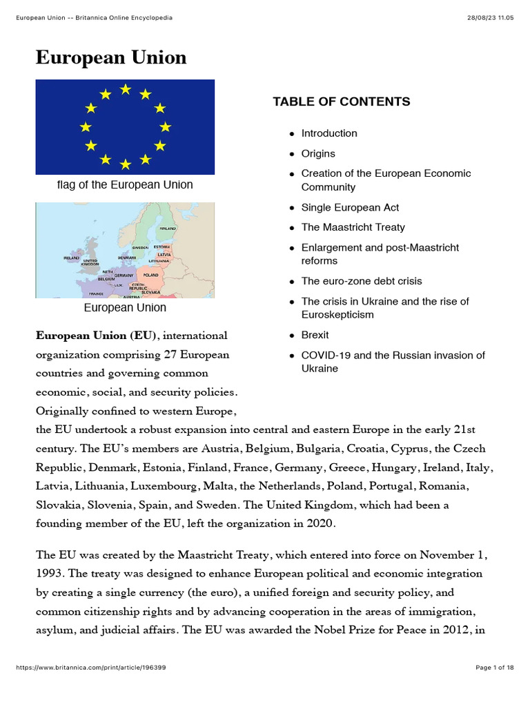 Image Result For The Origin And Purpose Of The Euro Encyclopedia Britannica